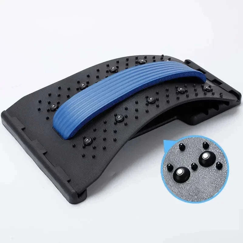 Adjustable Back Stretcher & Lumbar Support Massager-Default Title