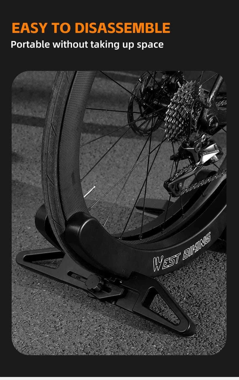 Adjustable Bicycle Parking Rack for Stable Indoor Bike Storage-Black / CHINA