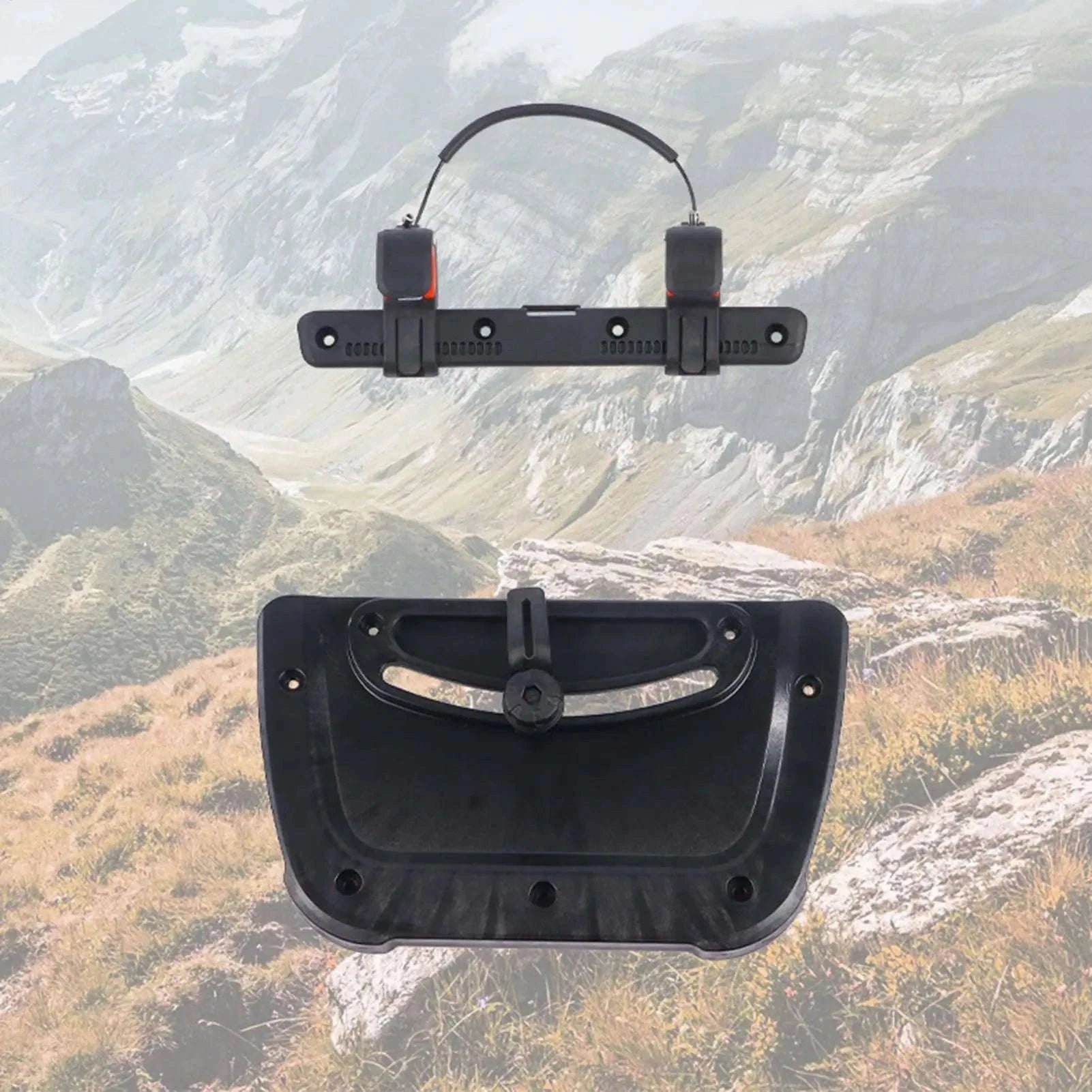 Adjustable Bicycle Side Bag Buckle-Black