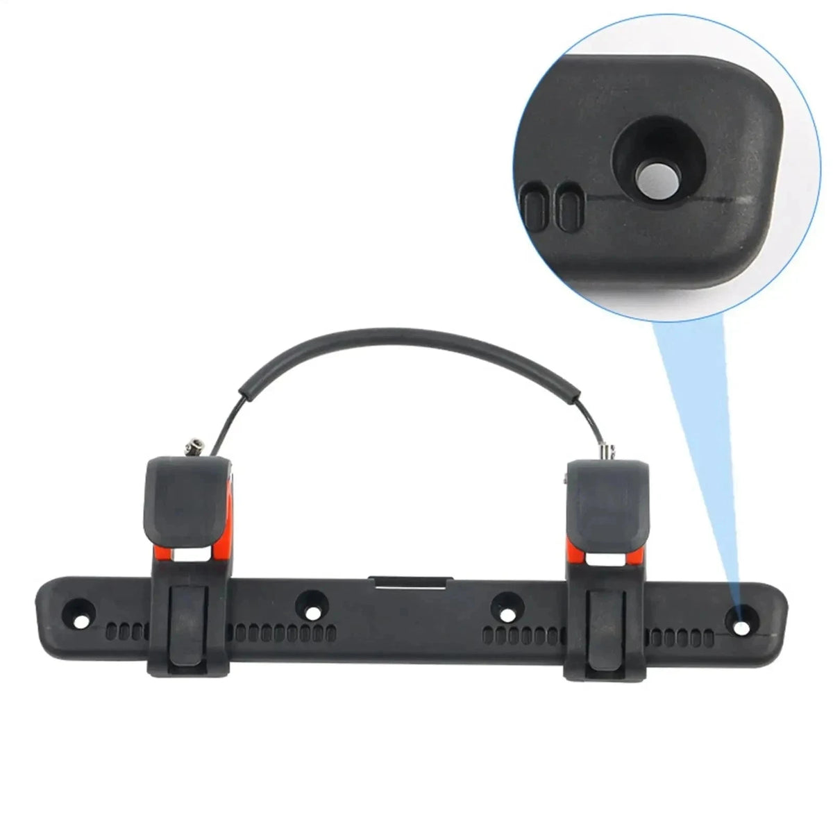 Adjustable Bicycle Side Bag Buckle-Black
