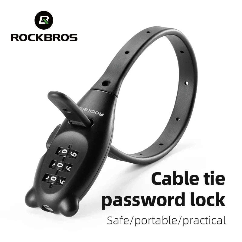 Adjustable Bike Cable Lock with Password – Steel Anti-Theft Security Lock-Ordinary model