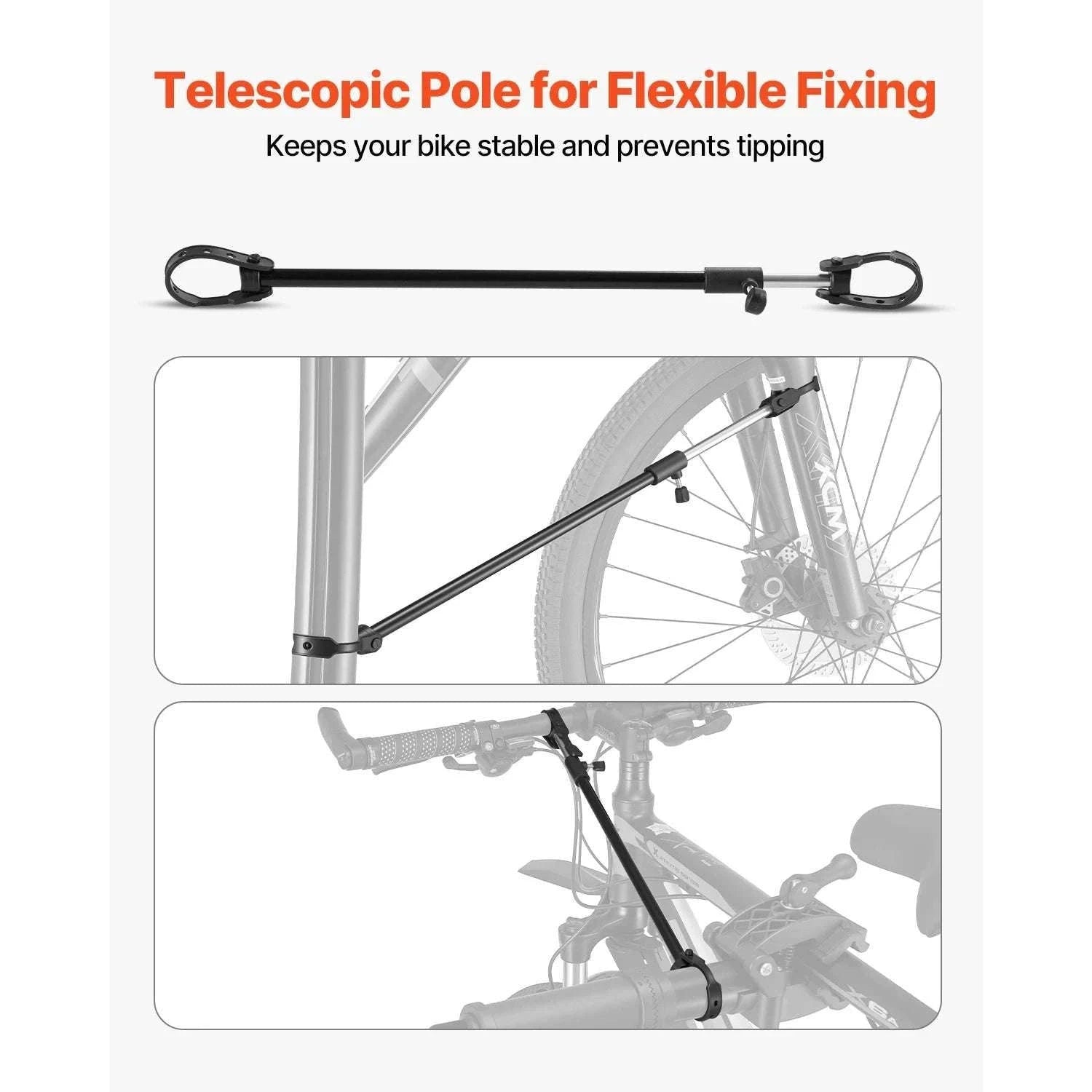 Adjustable Bike Repair Stand with 360° Clamp & Tool Tray-aluminum alloy 110lb / GERMANY