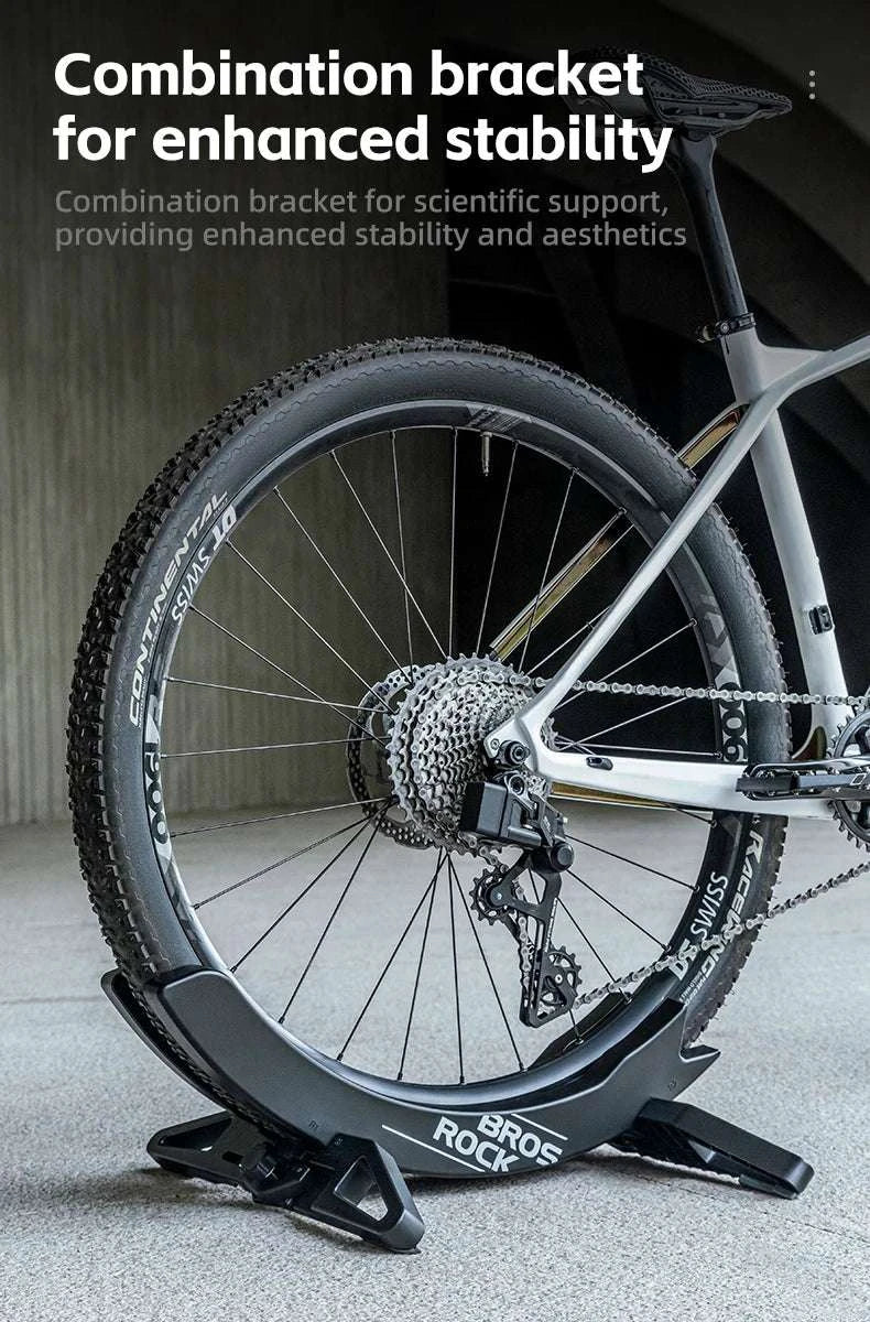 Adjustable Bike Stand for Road & Mountain Bikes – Home Parking Rack-BN-W048