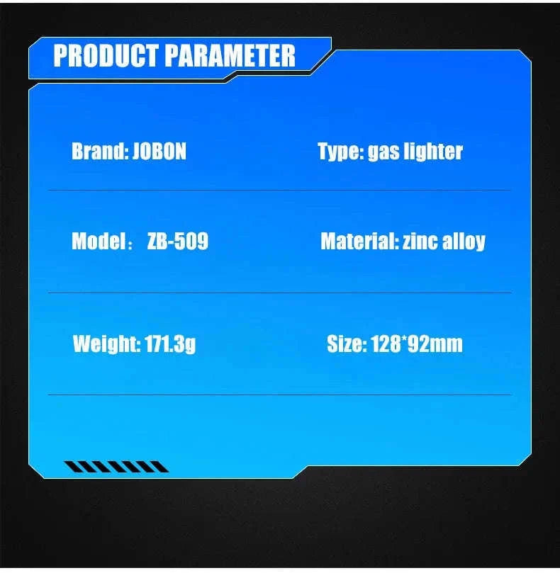 Adjustable Blue Flame Torch Lighter with 360° Rotation and Lock-White