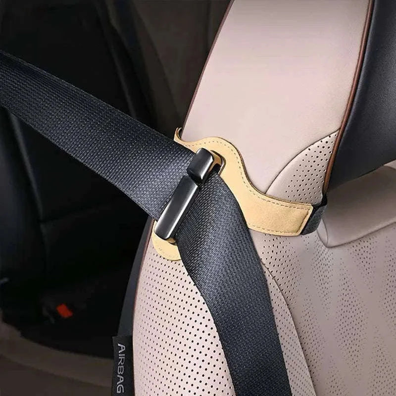 Adjustable Car Seat Belt Fixator Clip for Comfortable Fit-GERMANY / A TYPE BLACK