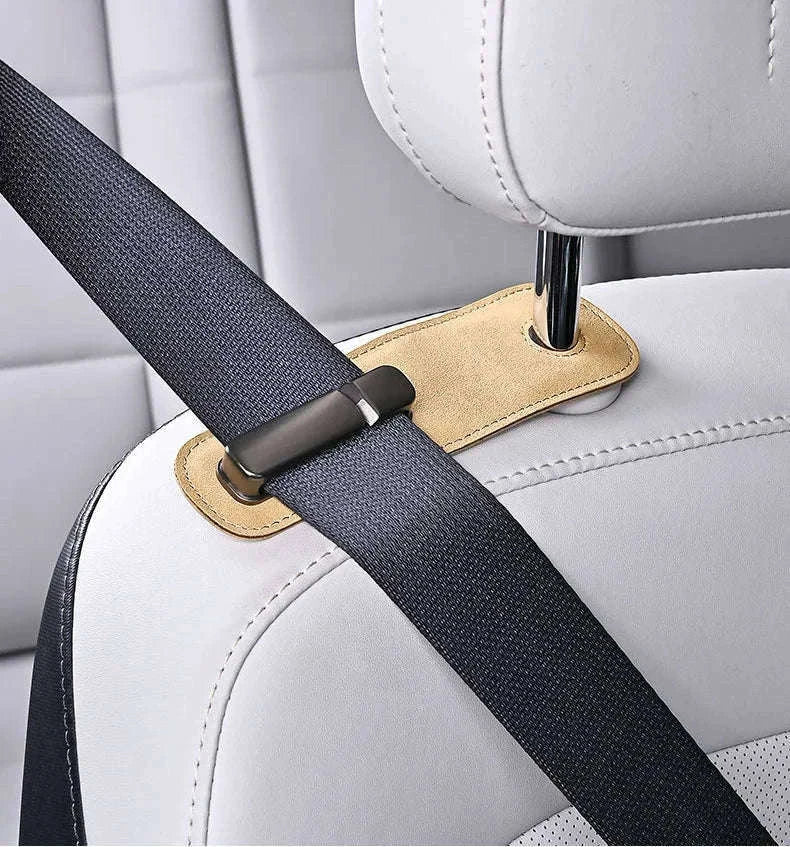 Adjustable Car Seat Belt Fixator Clip for Comfortable Fit-GERMANY / A TYPE BLACK