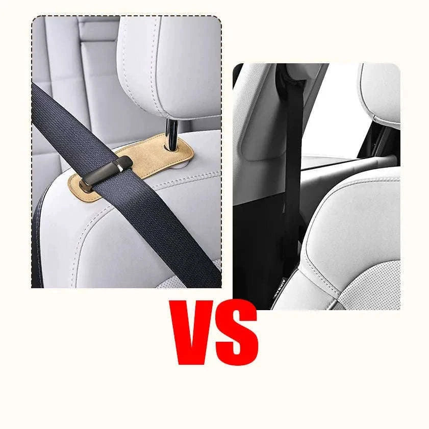 Adjustable Car Seat Belt Fixator Clip for Comfortable Fit-GERMANY / A TYPE BLACK