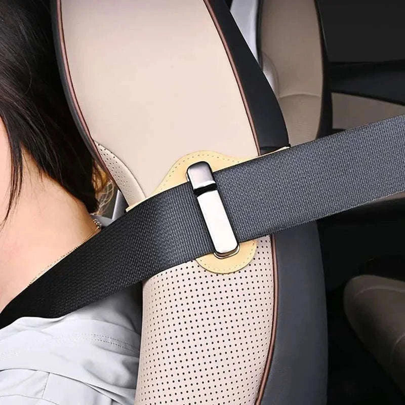 Adjustable Car Seat Belt Fixator Clip for Comfortable Fit-GERMANY / A TYPE BLACK