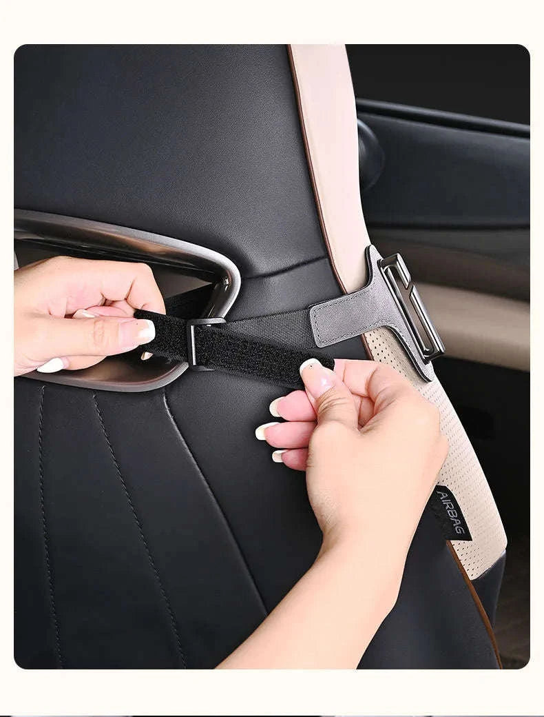 Adjustable Car Seat Belt Fixator Clip for Comfortable Fit-GERMANY / A TYPE BLACK