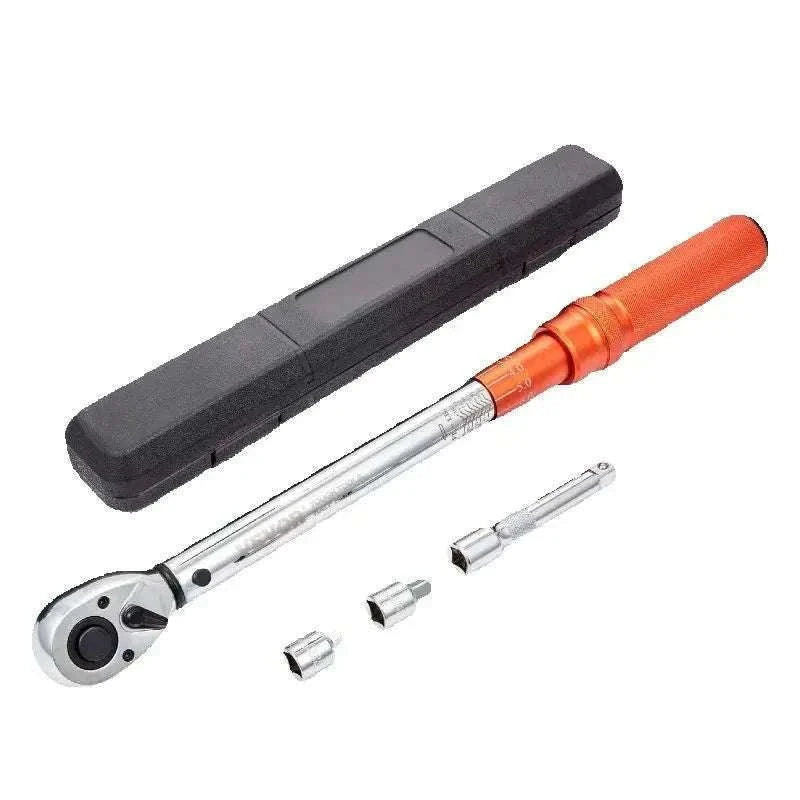 Adjustable Click Torque Wrench Set with Dual Scale Precision-3.7-44.3 ft-lb / United States