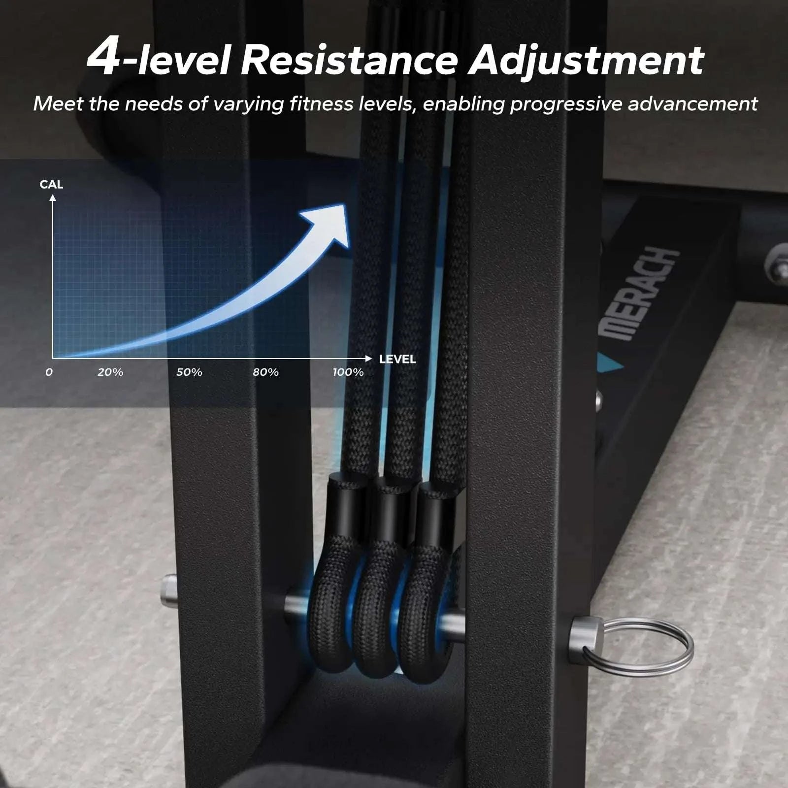 Adjustable Deep Squat Machine with Push-Up Function for Full Body Workouts-2417B1 / United States
