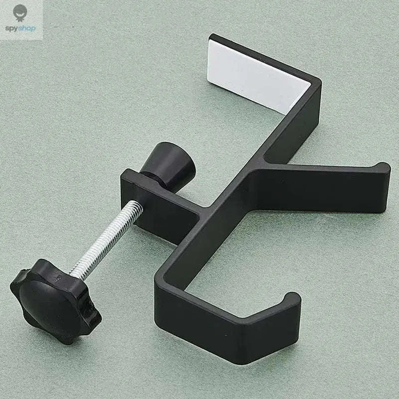 Adjustable Desk Hook – Clamp-On Organizer for Headsets, Bags, and Cables-white3pcs