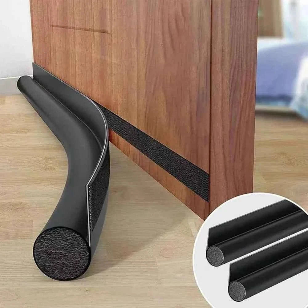 Adjustable Door Bottom Seal Strip-black / I / 96cm