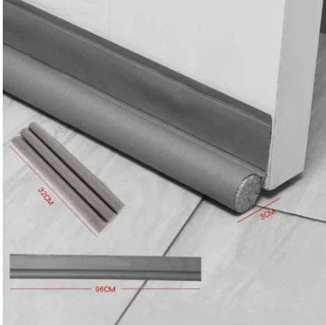 Adjustable Door Bottom Seal Strip-black / I / 96cm