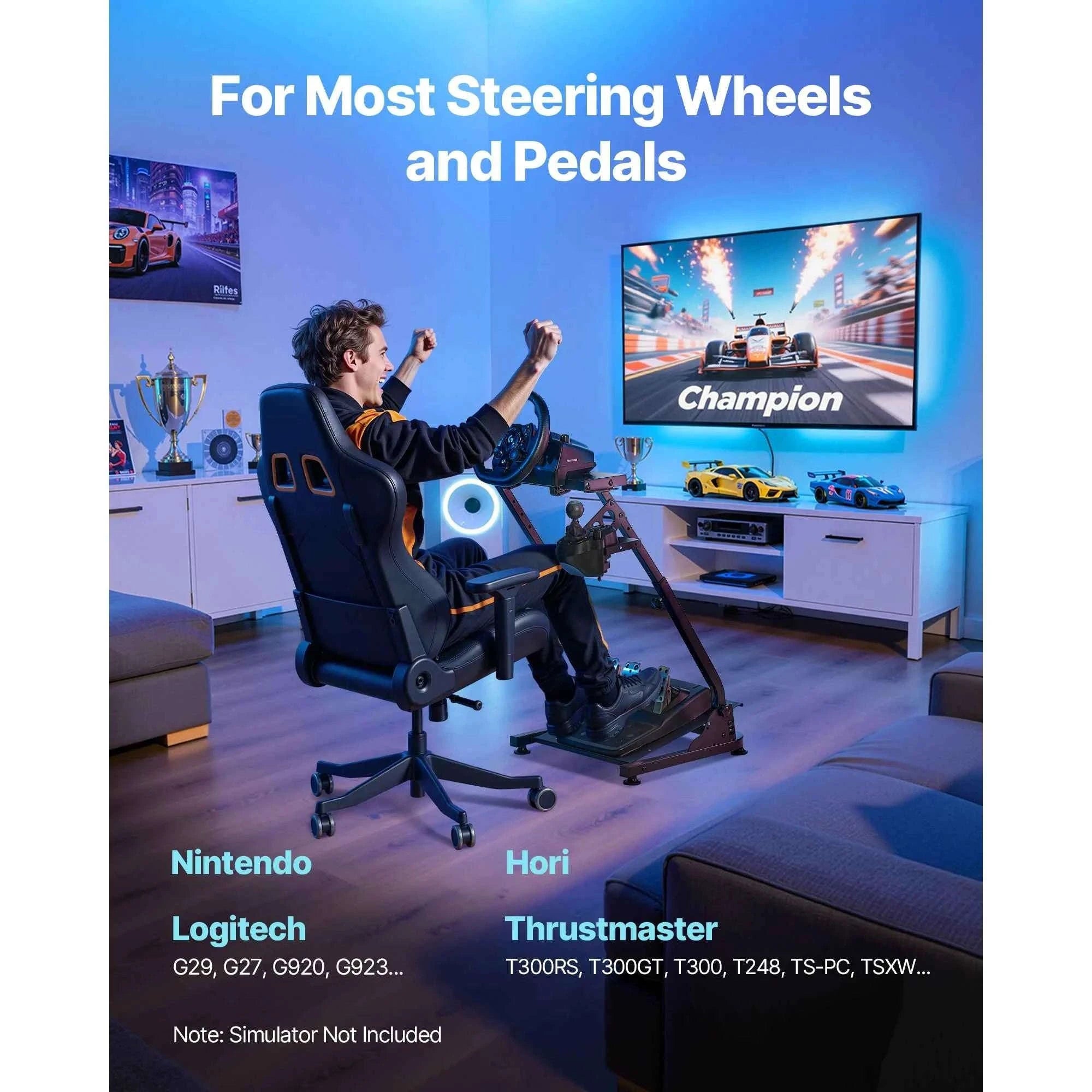 Adjustable Foldable Racing Wheel Stand-Wheel Stand / United States