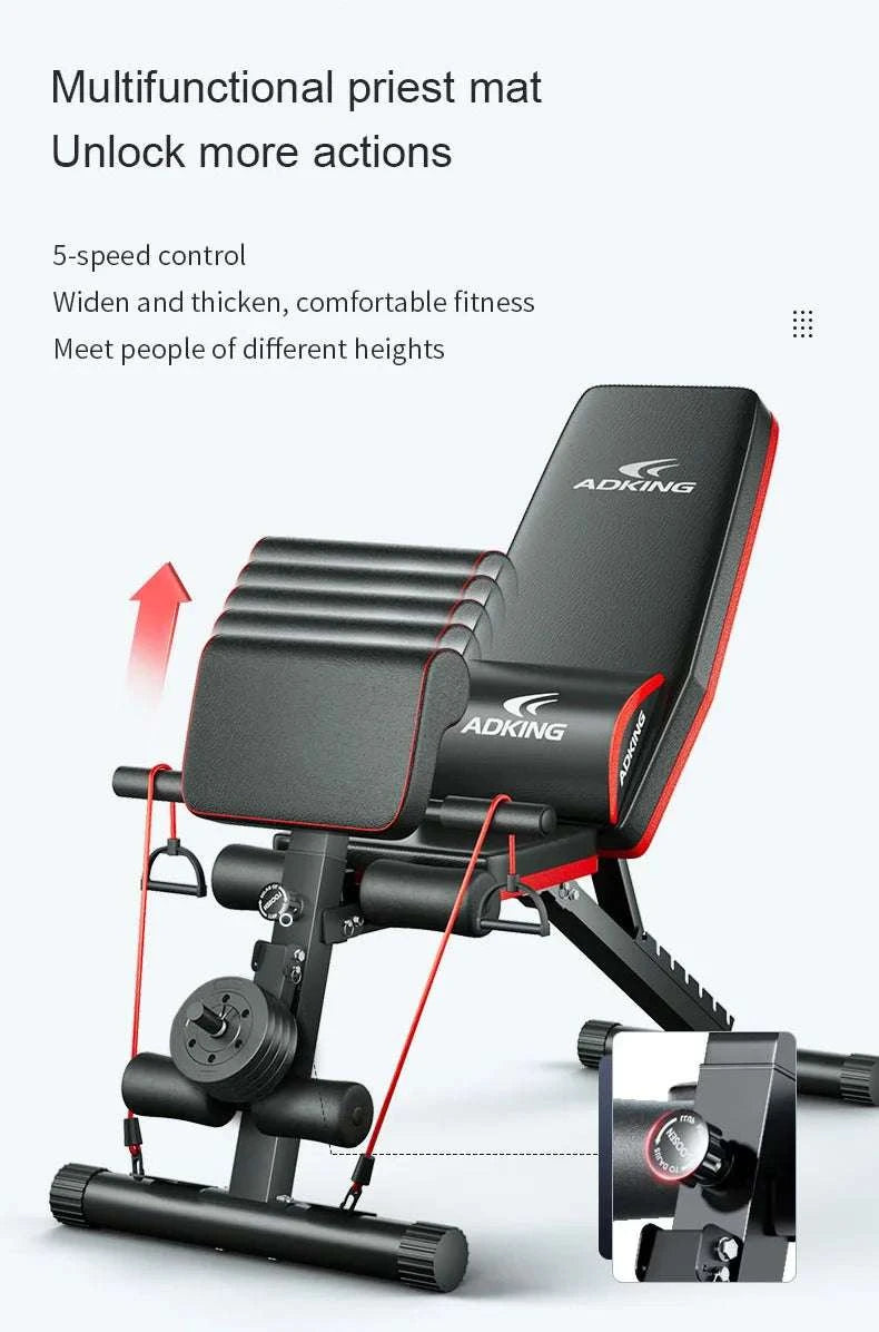 Adjustable Foldable Weight Bench for Full-Body Home Workouts-189-5 / United States