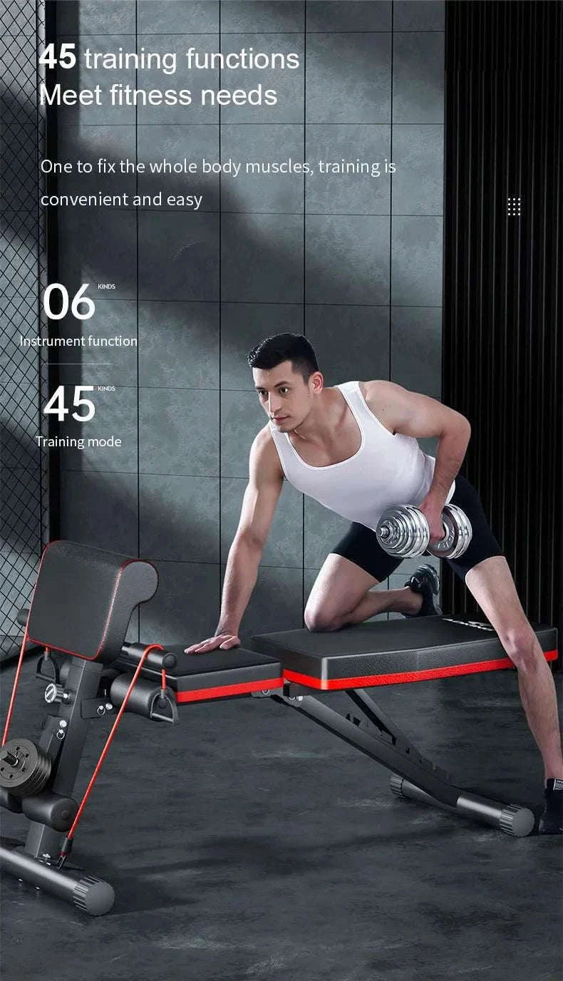 Adjustable Foldable Weight Bench for Full-Body Home Workouts-189-5 / United States