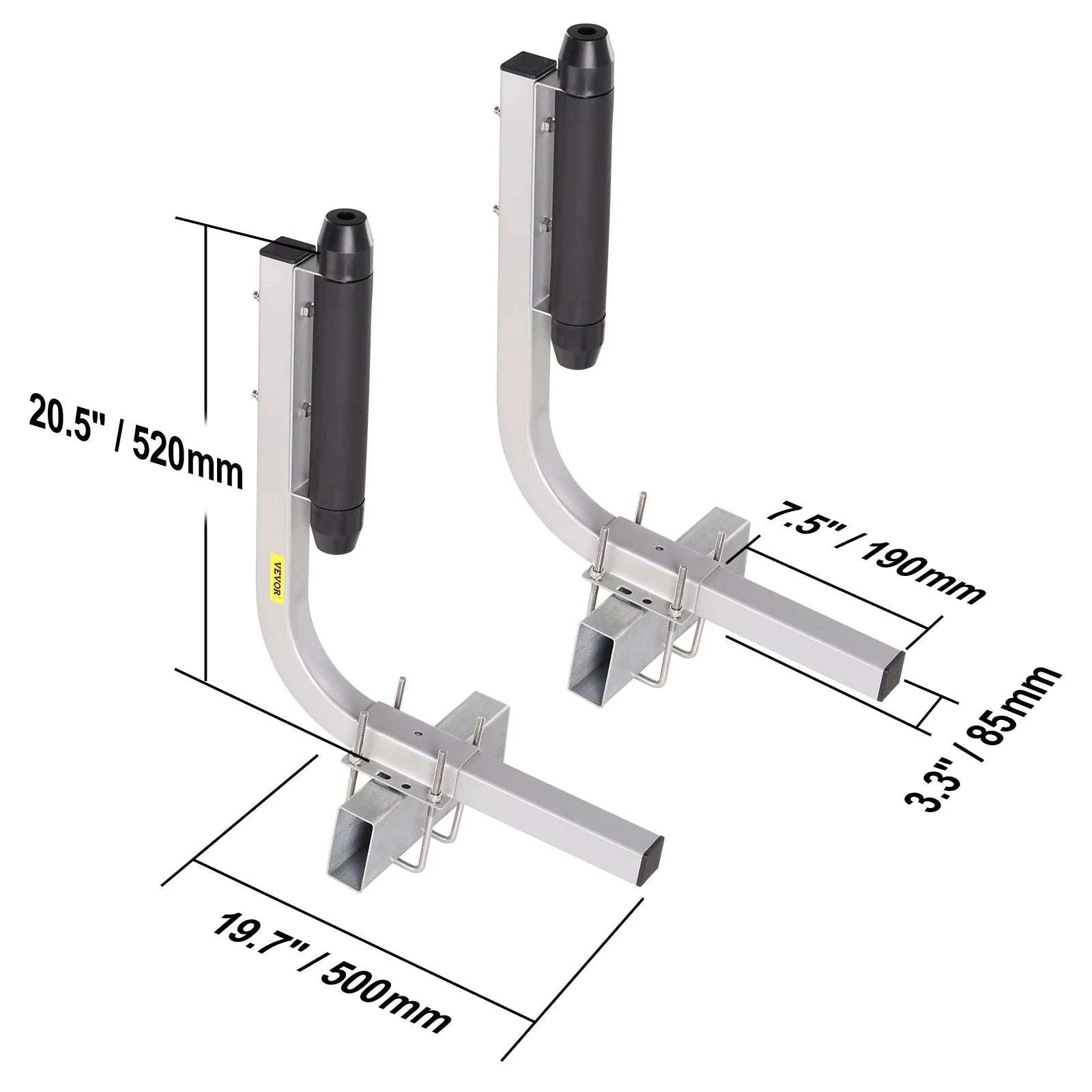 Adjustable Galvanized Boat Trailer Guide Poles (2PCS)-L / GERMANY