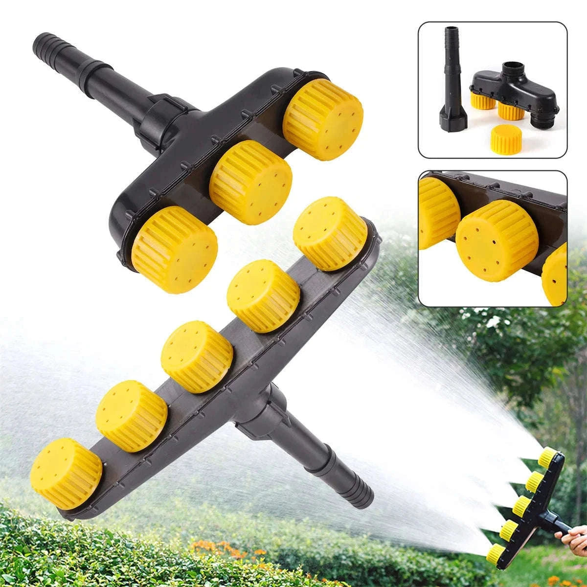 Adjustable Garden Atomizer Nozzle for Large-Flow Irrigation-3-head large sprayer