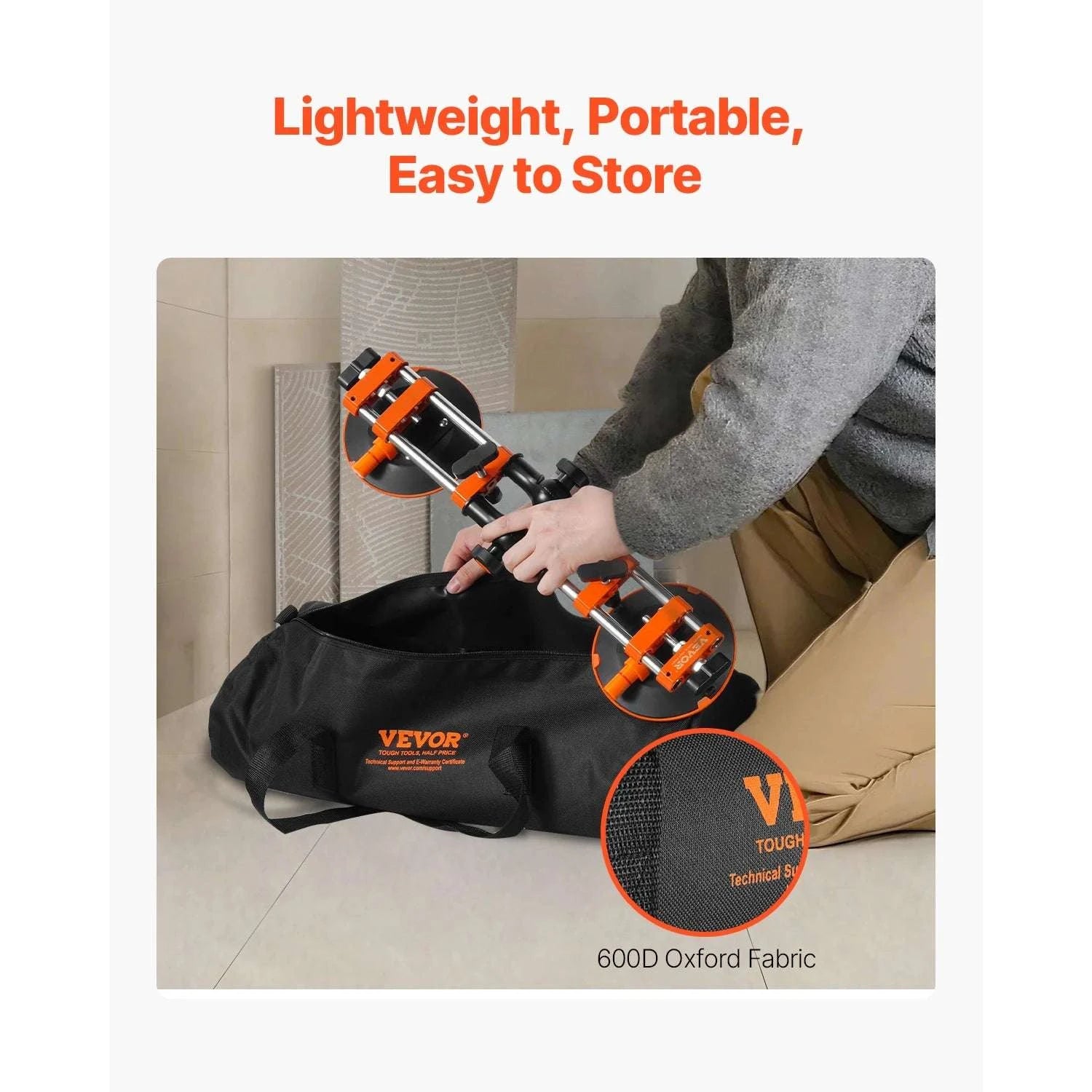 Adjustable Granite Seam Setter 2-Pack with 6in Suction Cups-2 Packs / United States