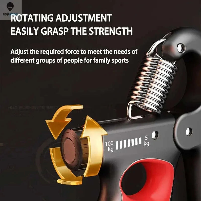 Adjustable Hand Grip Strengthener 5–100KG-Mechanical  Green