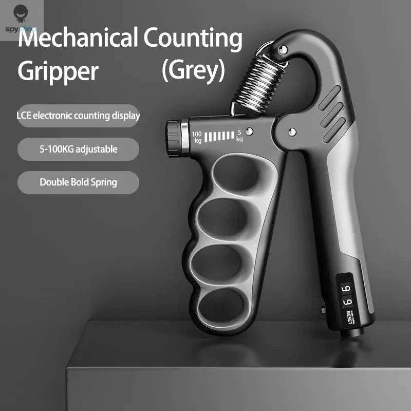 Adjustable Hand Grip Strengthener 5–100KG with Counter-Mechanical  Green