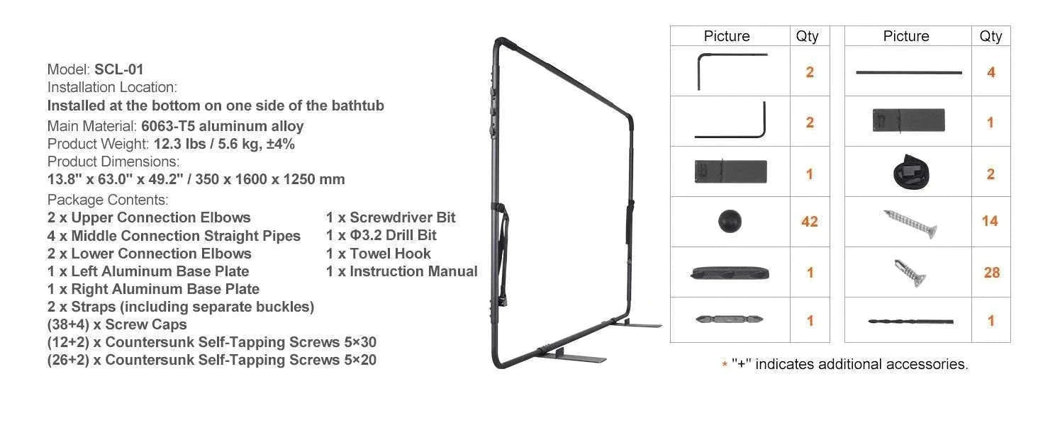 Adjustable Hot Tub Cover Lift for Easy Spa Cover Handling-12.4inch / spain