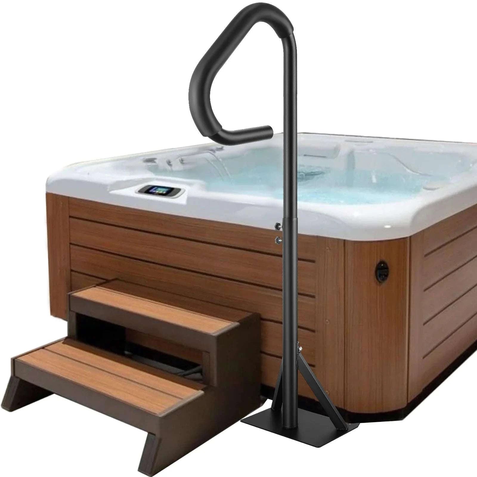 Adjustable Hot Tub Handrail 360° Rotating Spa Safety Grab Bar-35-57 inch / United States