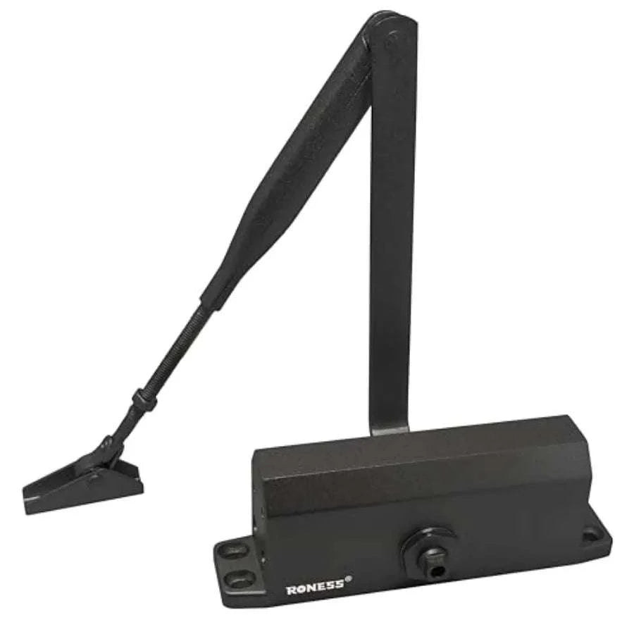 Adjustable Hydraulic Door Closer for Home and Light Commercial Use-United States / Silver