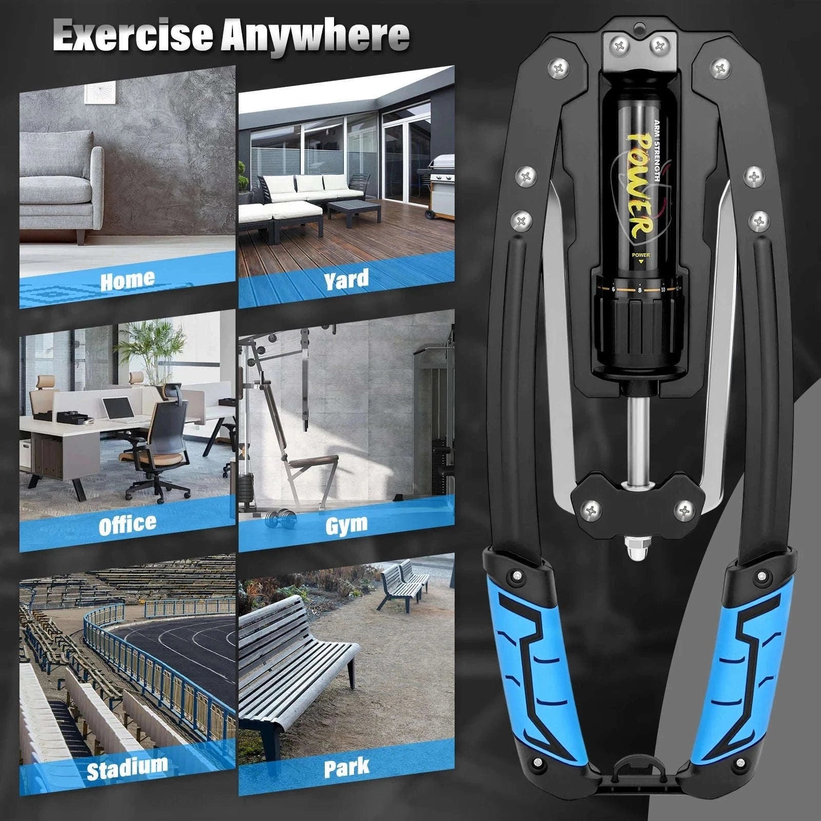 Adjustable Hydraulic Power Twister for Upper Body Training-GERMANY