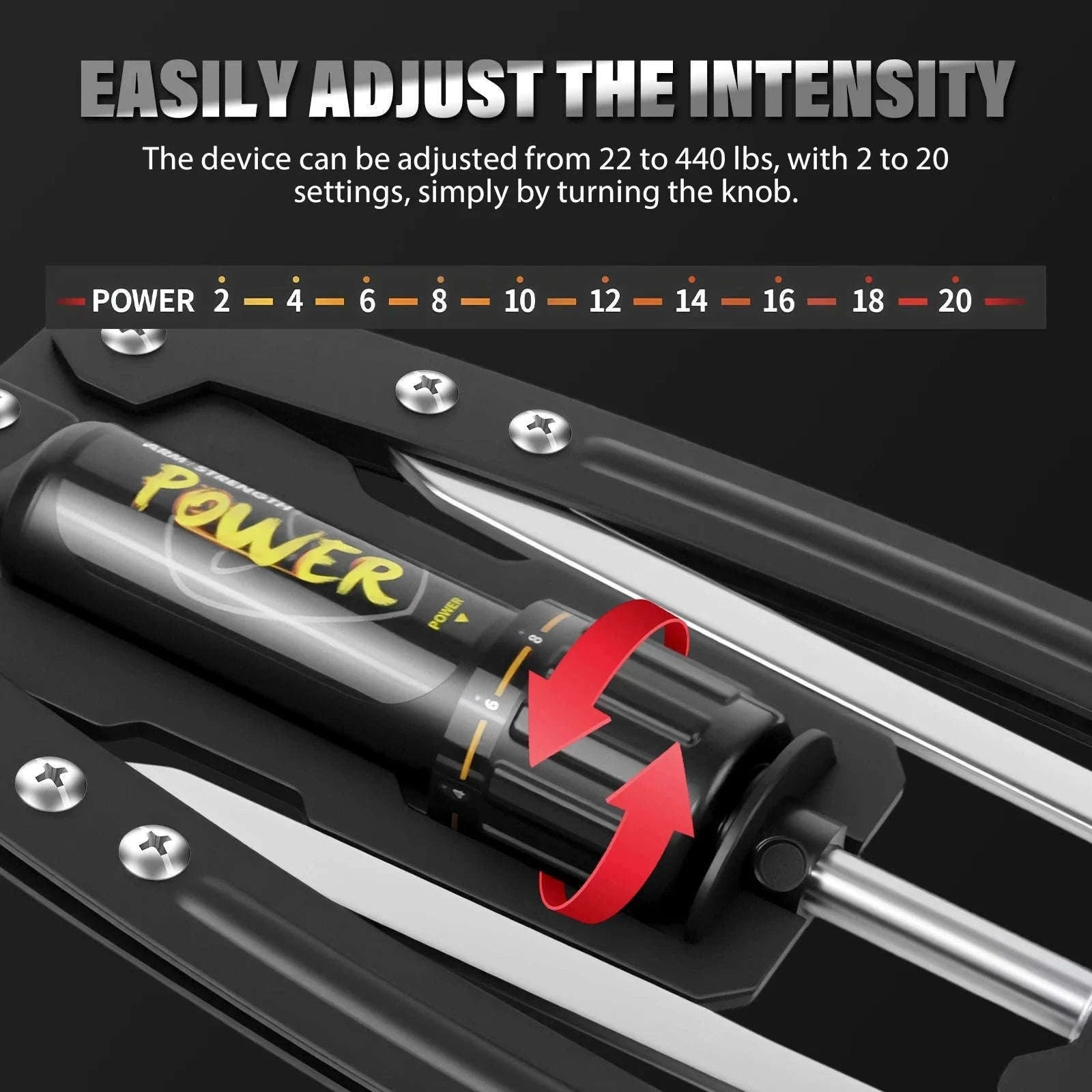 Adjustable Hydraulic Power Twister for Upper Body Training-GERMANY