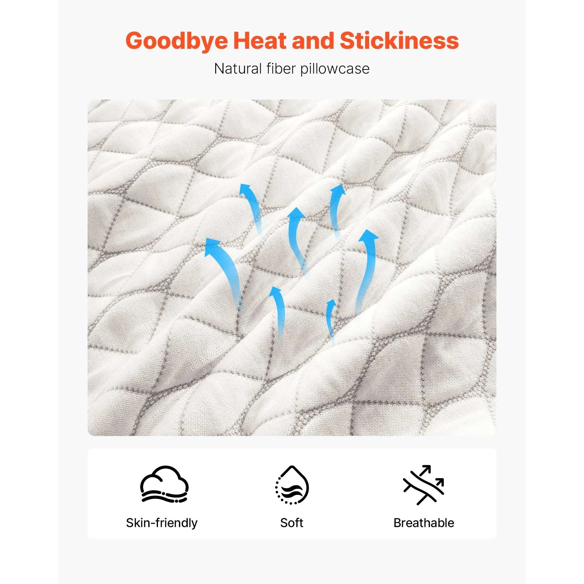 Adjustable Memory Foam Bed Pillow for Neck Support and Comfort-29.13x18.9in / United States