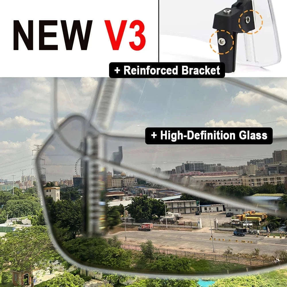 Adjustable Motorcycle Windshield Extension for Smoother Rides-V2 Medium Clear