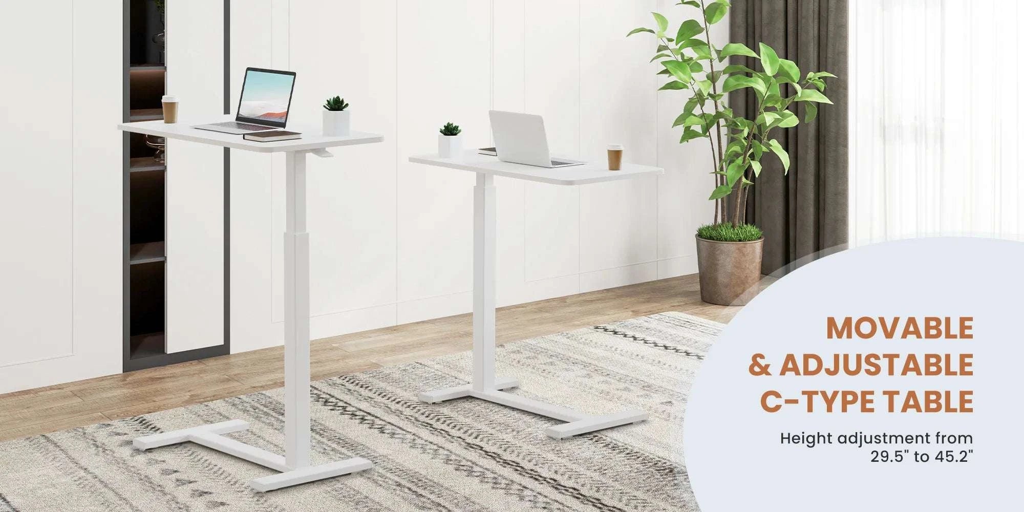 Adjustable Overbed Table for Laptop, Sofa & Bedside Use-black / United States