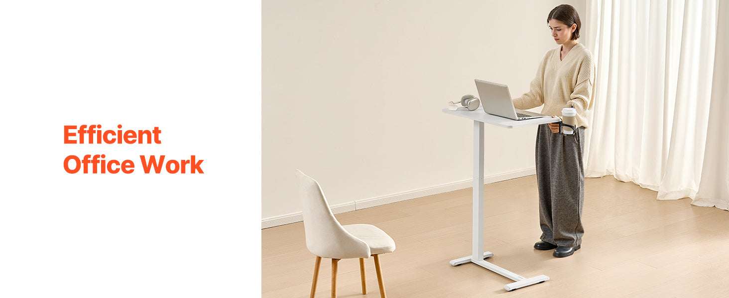 Adjustable Overbed Table with Wheels & Tilt Top for Bedside Work-Flip Desktop A / United States