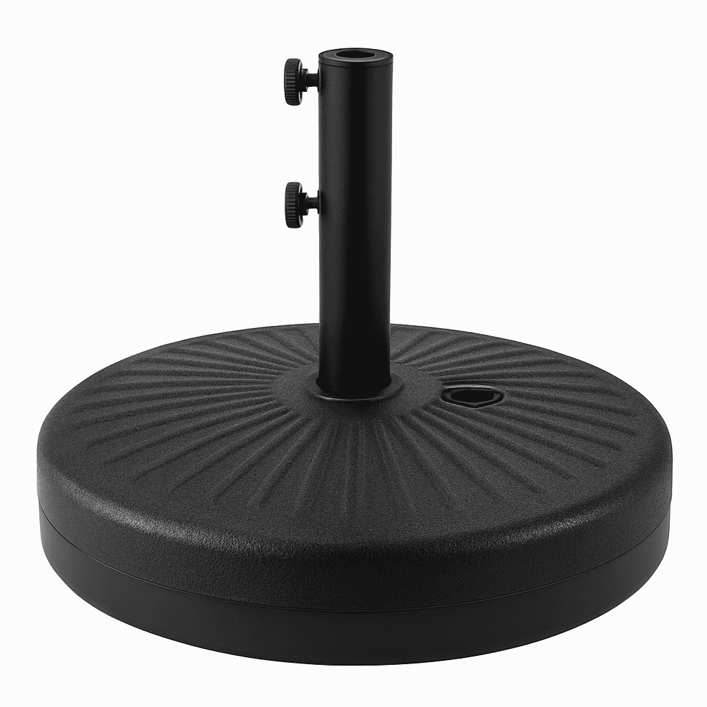 Adjustable Patio Umbrella Weighted Base, Fillable Anti-Wind Stand-United States
