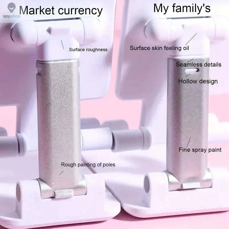 Adjustable Phone & Tablet Stand – Flexible Viewing for Work and Home-black