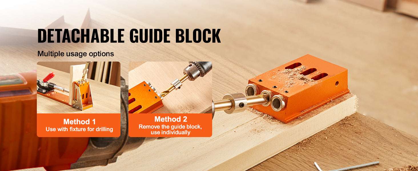 Adjustable Pocket Hole Jig Kit with Drill Bits & 30-Piece Set-30 PCs / United States