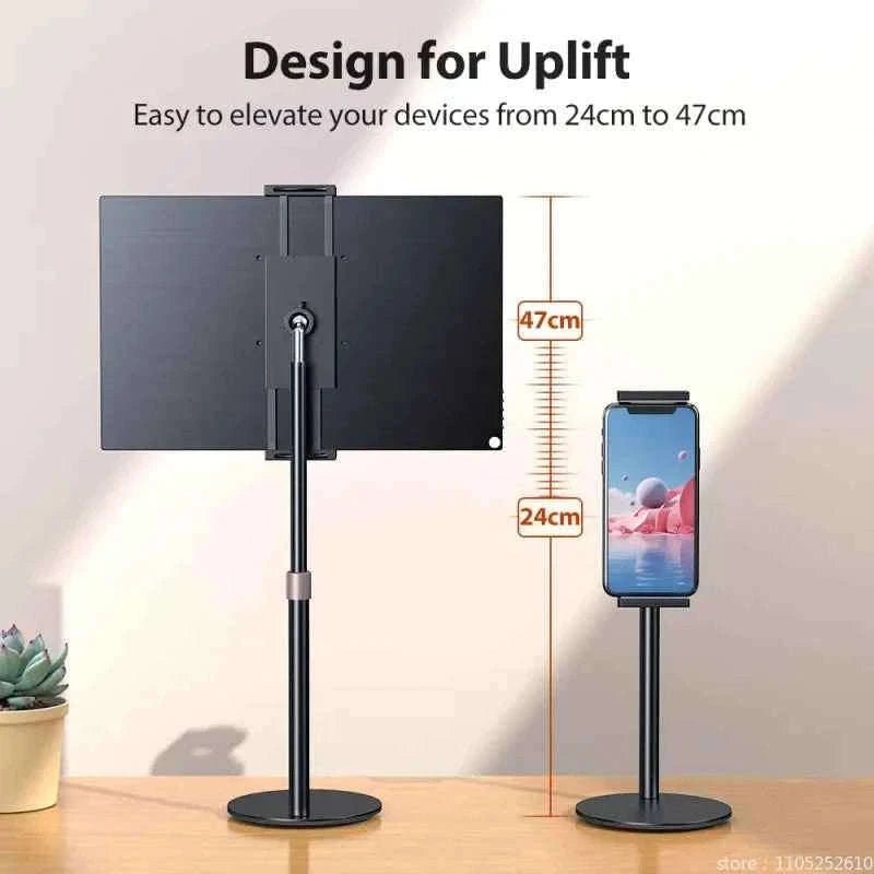 Adjustable Portable Monitor Stand for 10-20 Inch Devices-black