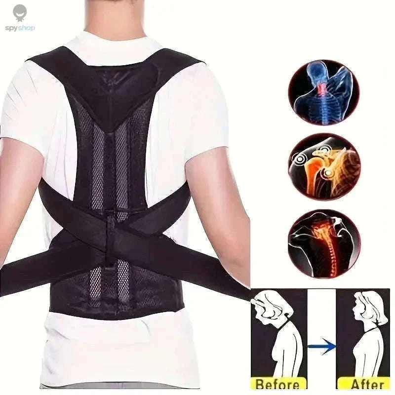 Adjustable Posture Corrector for Back Alignment and Awareness-M (40-50KG)