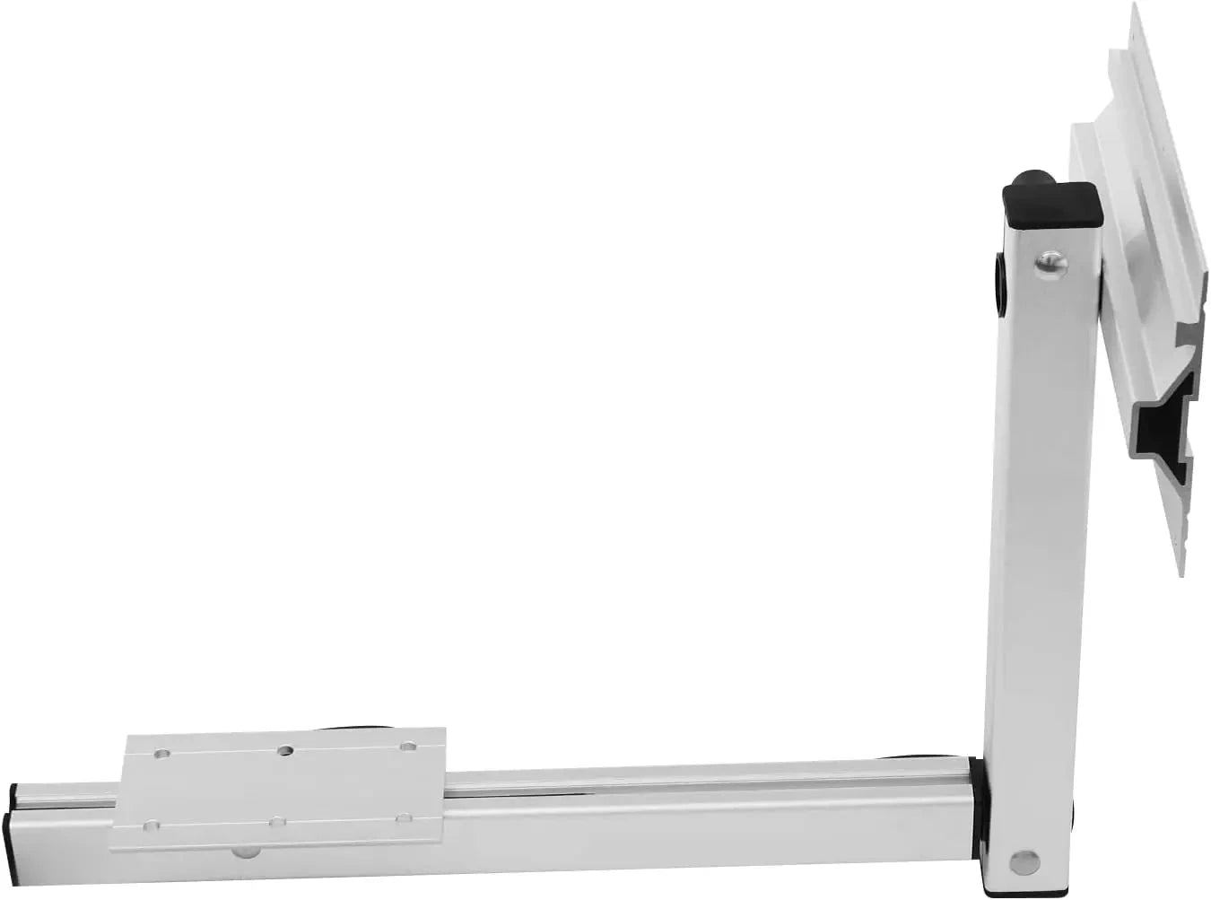 Adjustable RV Table Leg Stand with Wide Carrier Board-Silver / United States