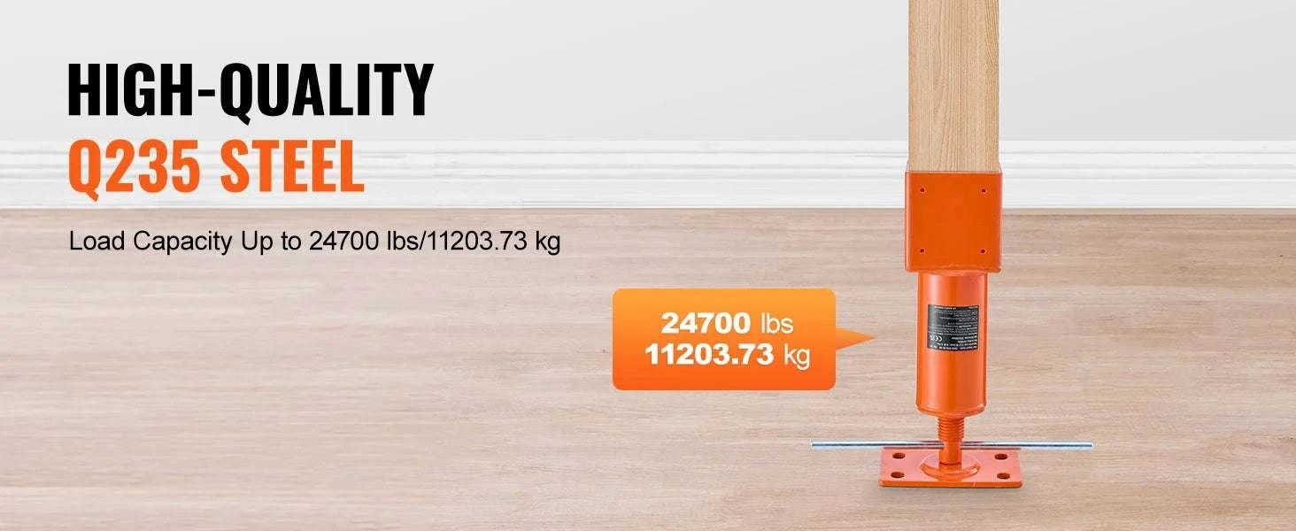 Adjustable Screw Jack Post 24700 lb House Floor Support Jack-24700 lbs / United States