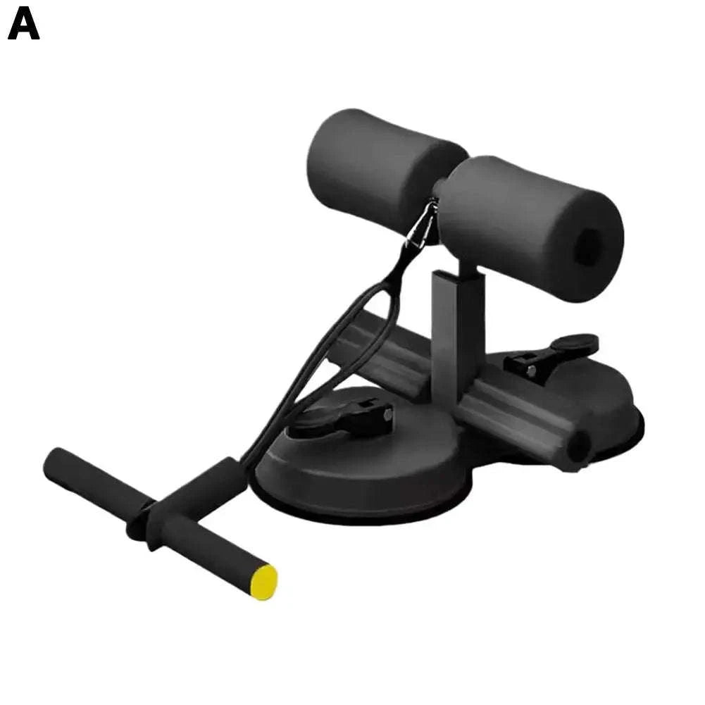 Adjustable Sit-Up Aid Bar with Suction Base for Home Ab Workouts-A