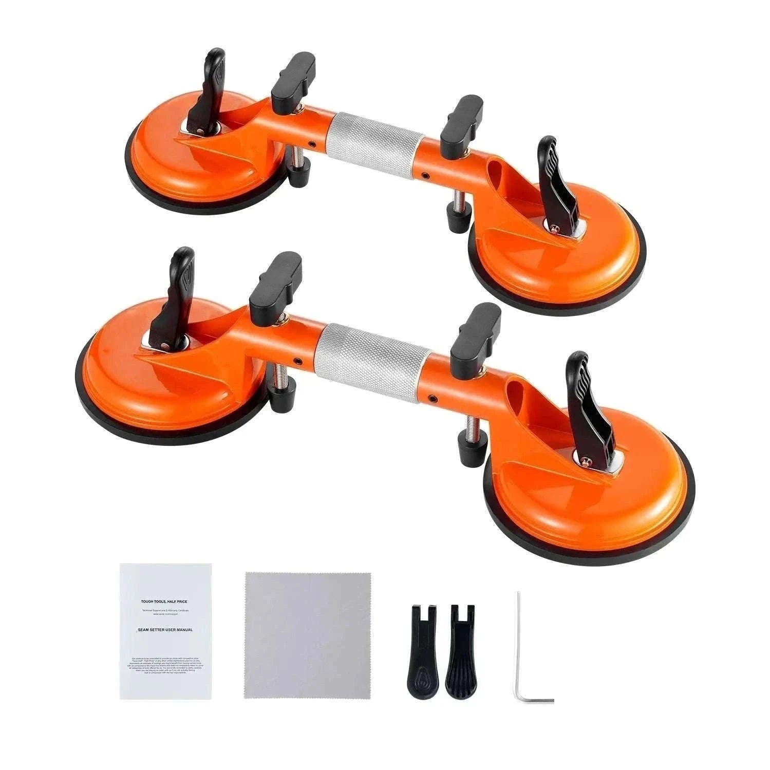 Adjustable Tile Seam Setter 2-Pack with 5in Suction Cups-2 Packs / france