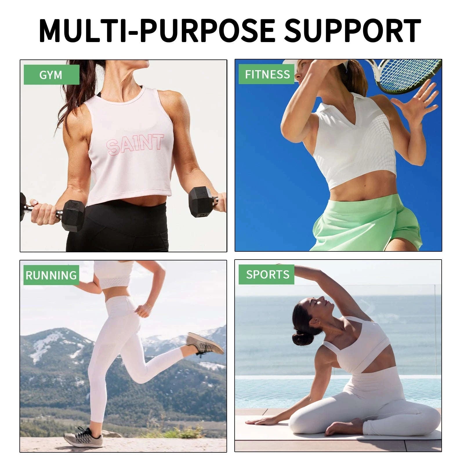 Adjustable Waist Trainer with Double Belts for Tummy Control & Support-black / XL / United States