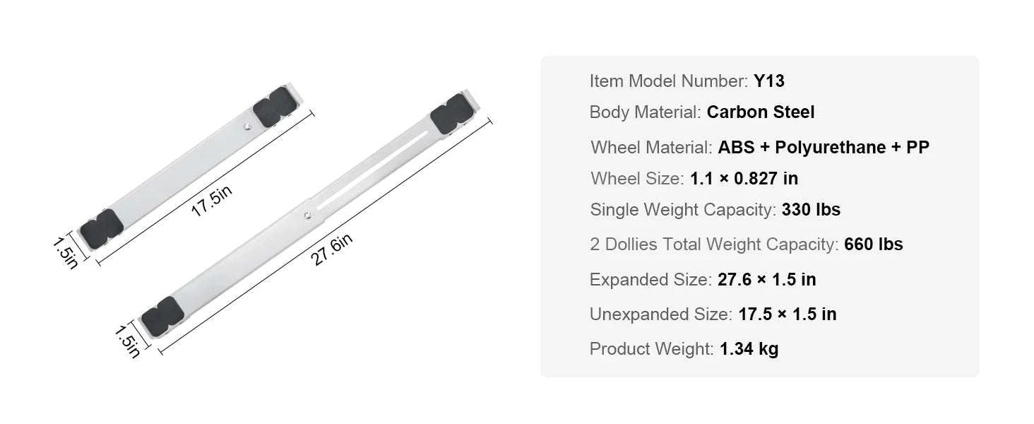Adjustable Washing Machine Stand with Wheels 660 lbs Capacity-660 lbs / United States