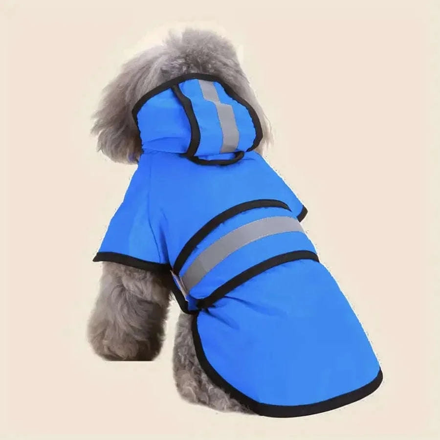 Adjustable Waterproof & Windproof Dog Raincoat for Dry Comfort-L / Yellow