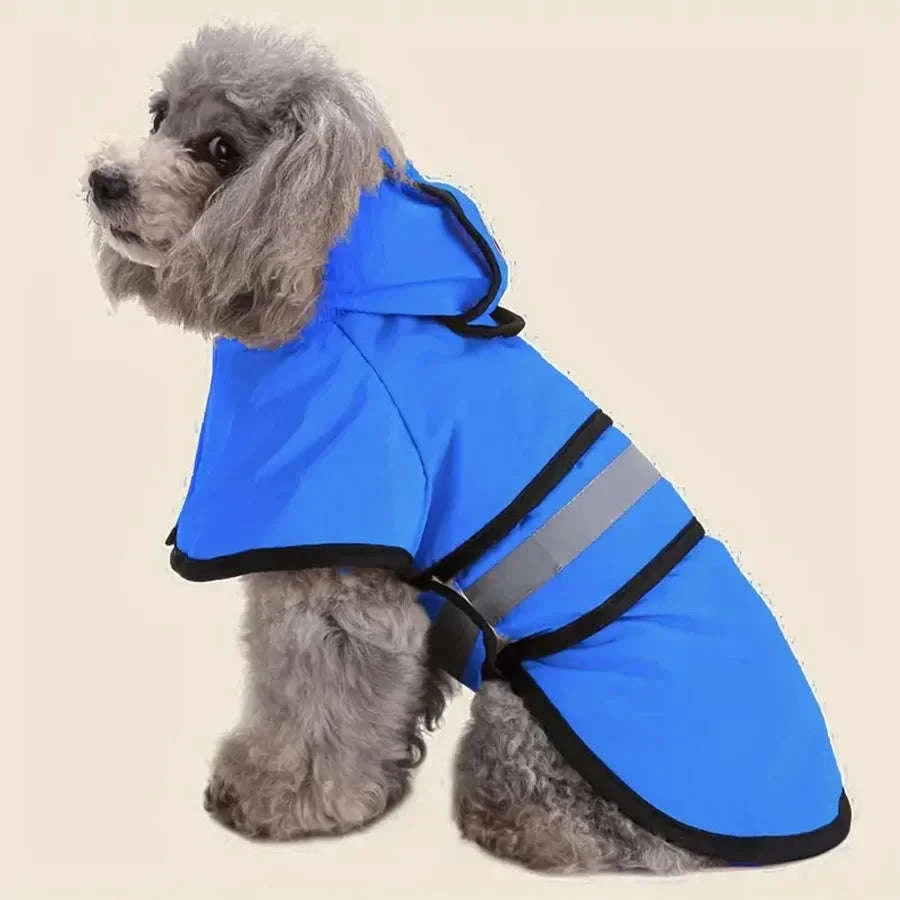 Adjustable Waterproof & Windproof Dog Raincoat for Dry Comfort-L / Yellow