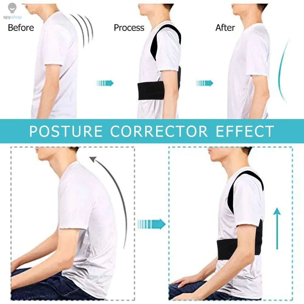 Adjustable Wearable Garment for Back Alignment & Body Awareness-M (40-50KG)