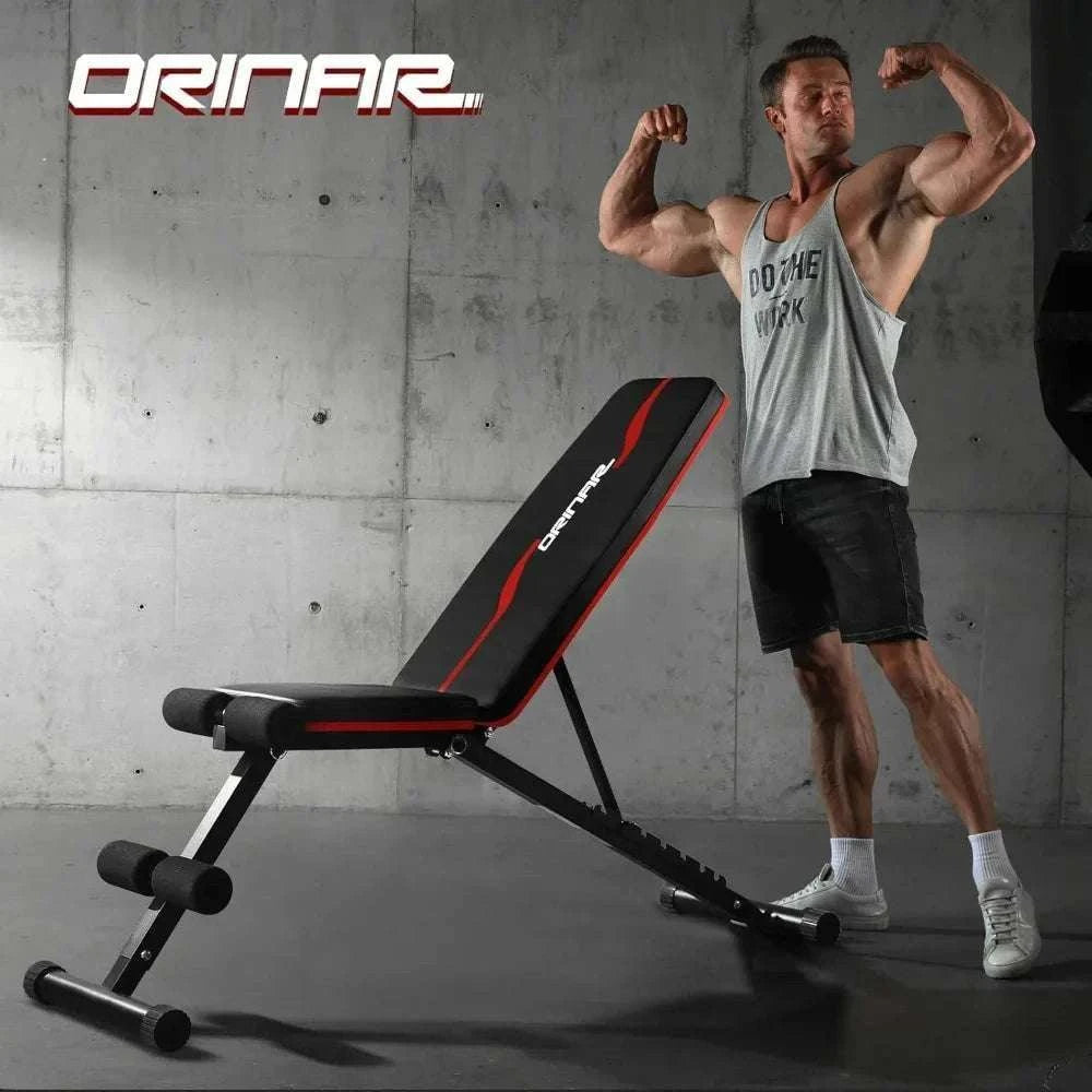 Adjustable Weight Bench for Full Body Home Gym Training-